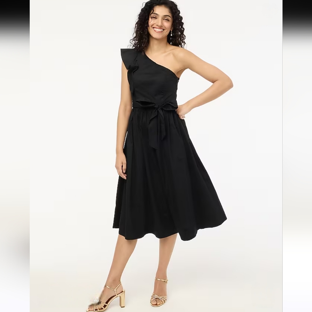 J. Crew Factory One-Shoulder Maxi Spring/Summer Dress - 8P